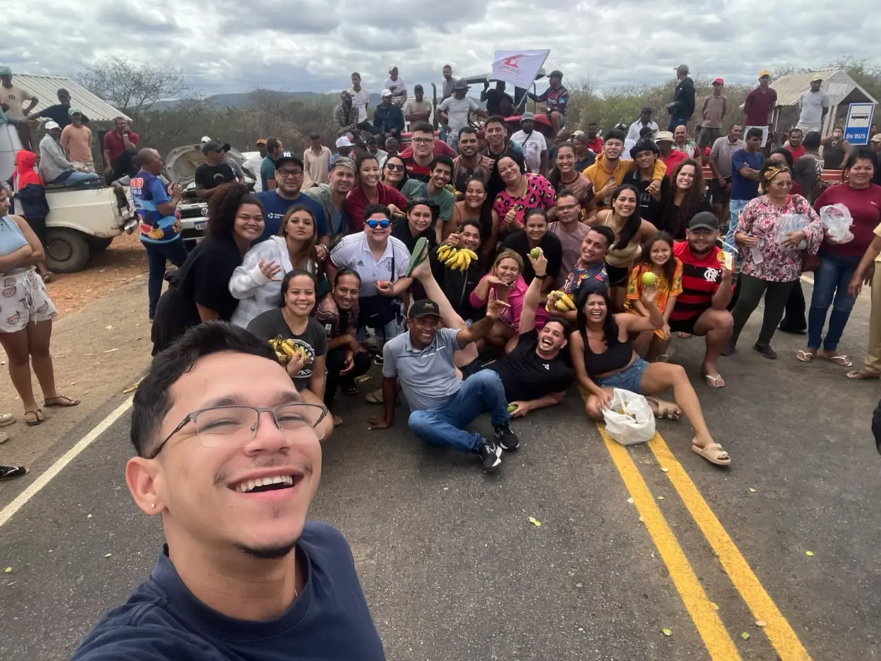 Junina Pega-Pega fez festa na estrada