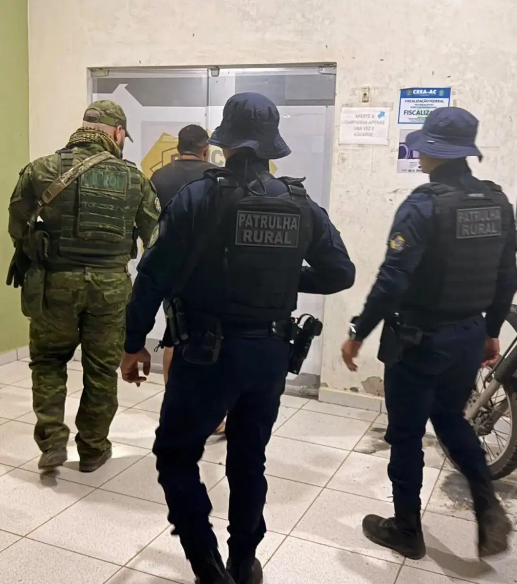 A ação faz parte das operações de rotina desenvolvidas pelas forças de segurança