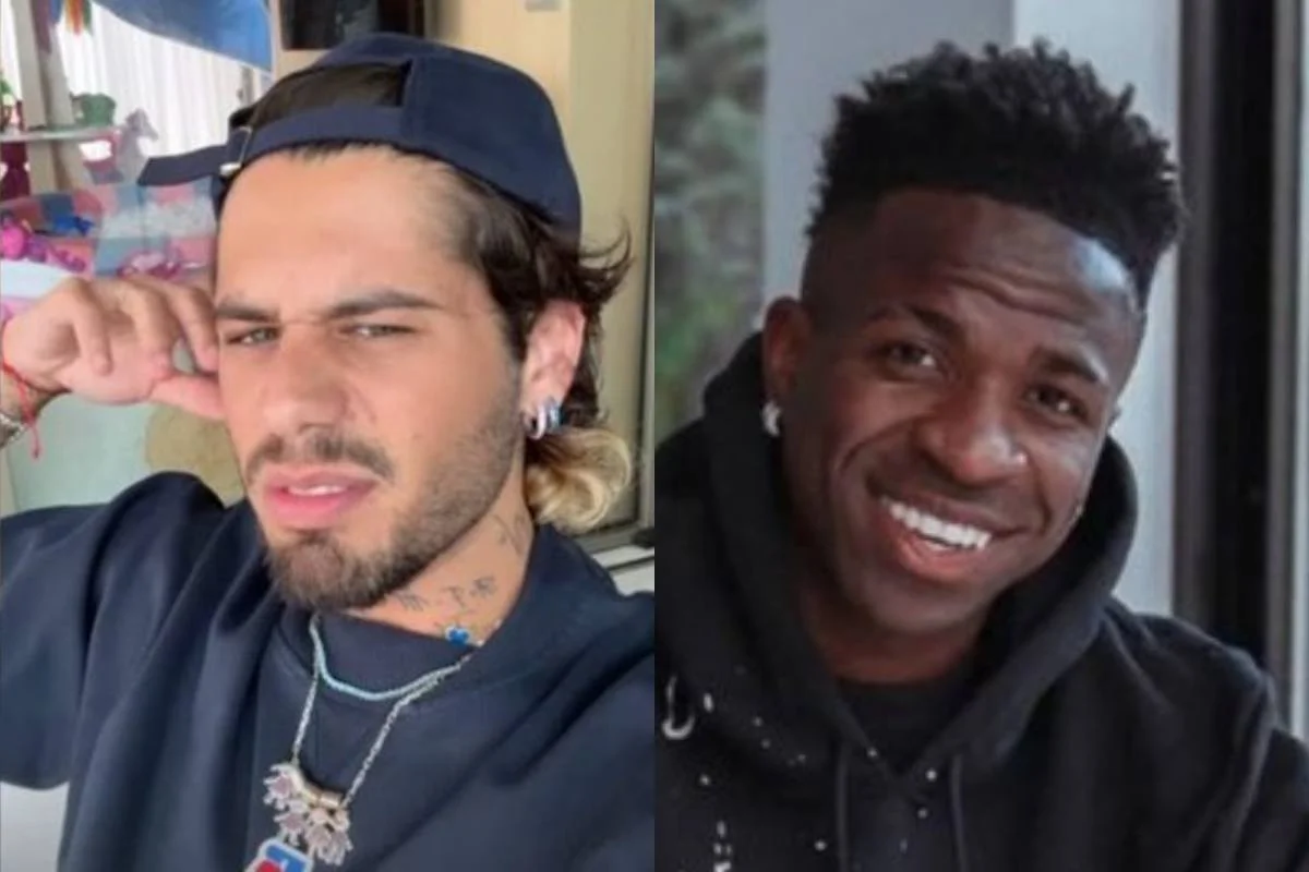 Zé Felipe xinga Vini Jr. após gesto com Haaland nas redes sociais Zé Felipe xinga Vini Jr. após gesto com Haaland nas redes sociais