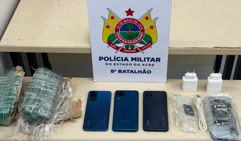 PM apreende celulares e barra materiais ilícitos em presídio de Sena