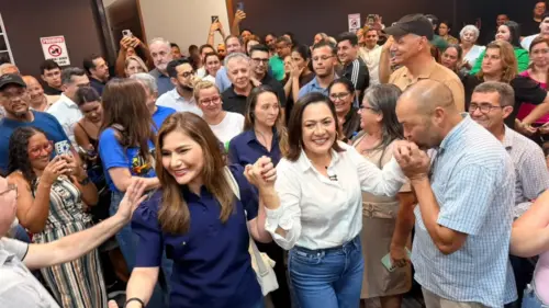 Alguém tentou roubar a cena no evento de Jéssica e Mailza — e precisou ser contida