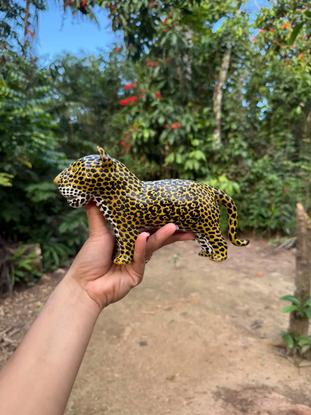 Artesão transforma látex em réplicas da fauna amazônica no Acre