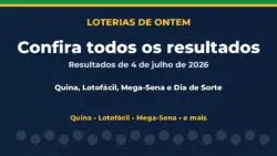 Resultado da Quina, Lotofácil e outras loterias de ontem: veja todos os resultados