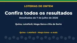 Resultado da Quina, Mega-Sena e outras loterias de ontem: veja todos os resultados