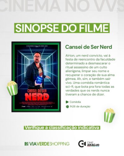 Via Verde Shopping recebe nova programação do Cine Araújo