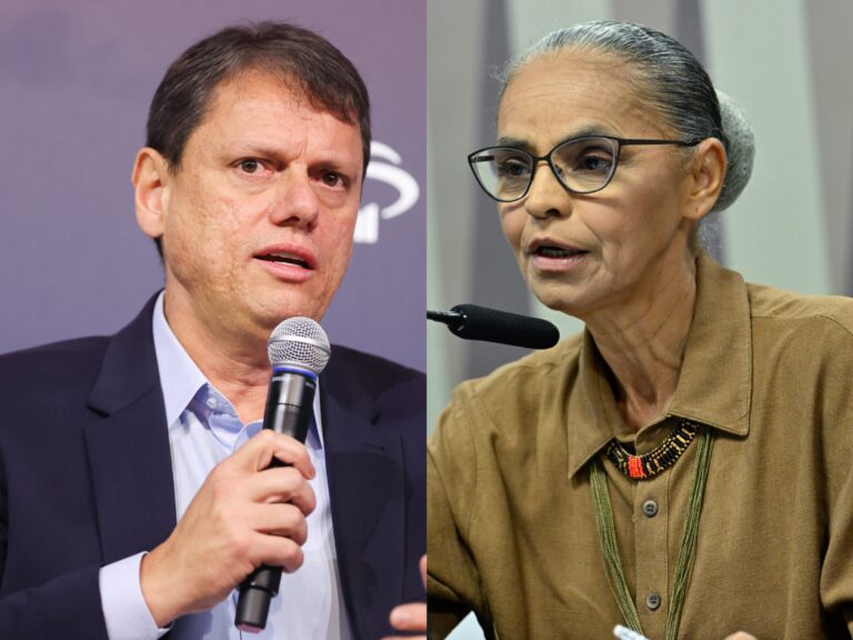 Tarcísio ataca Marina e diz que ela levou "cartão vermelho" no Acre