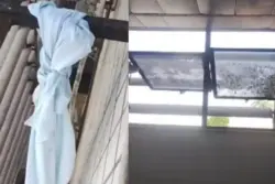 Paciente sob escolta policial foge de hospital usando corda de lençóis