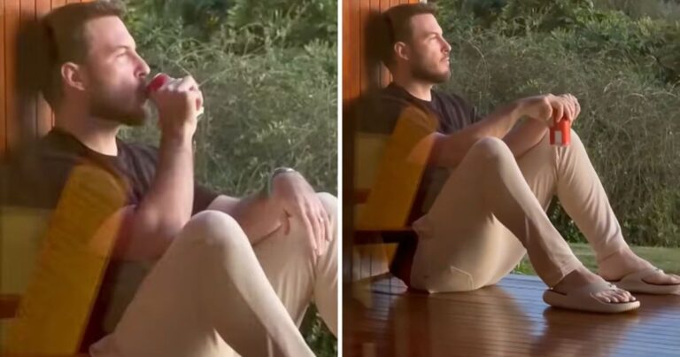 Thiago Nigro bebe refrigerante, dribla Maíra Cardi e web aponta alfinetada