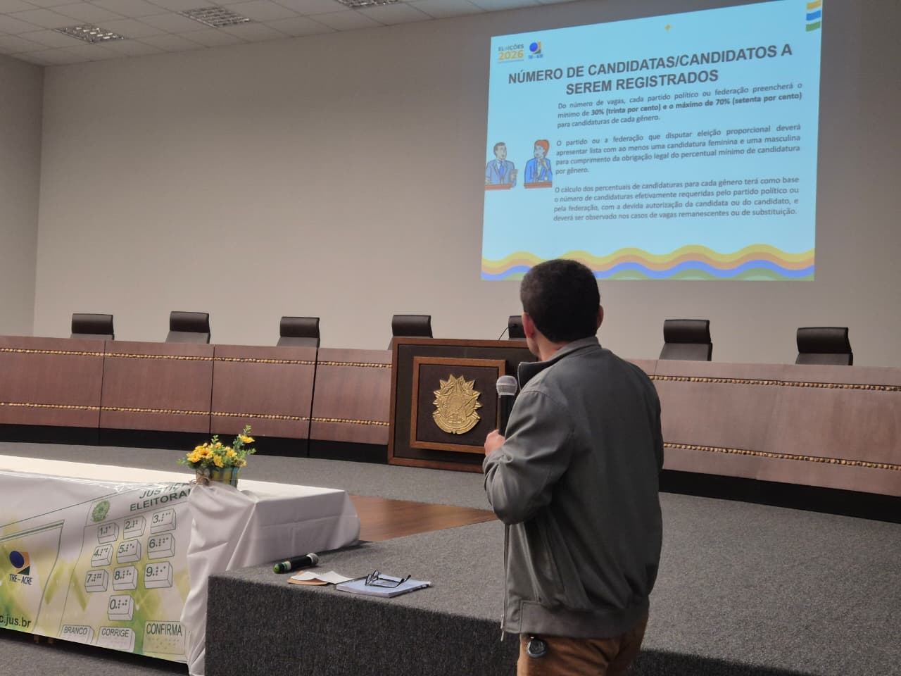 O alerta foi feito durante reunião realizada com representantes de partidos e federações