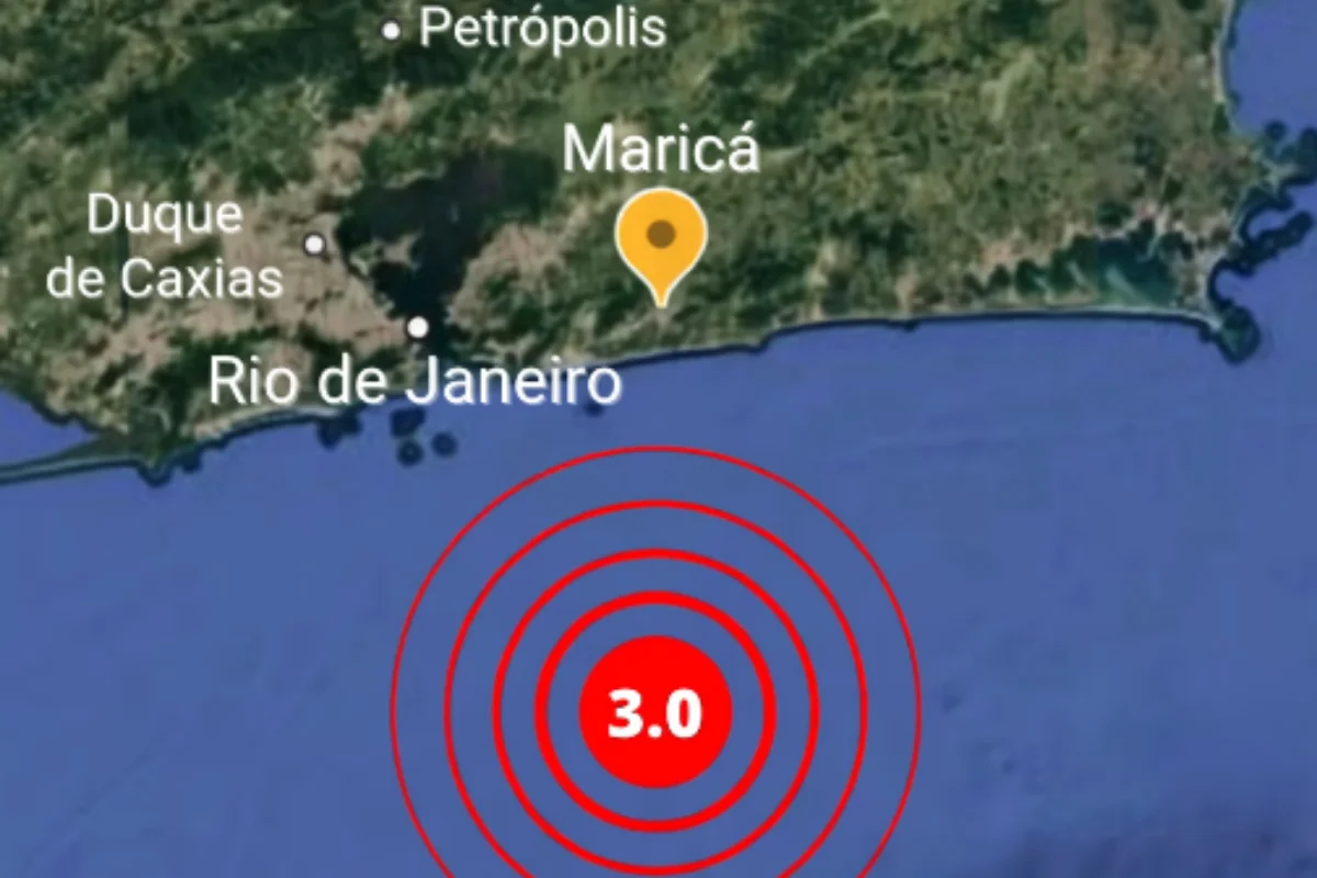 Tremor de terra de magnitude 3.0 é registrado no litoral de Maricá (RJ) Tremor de terra de magnitude 3.0 é registrado no litoral de Maricá (RJ)