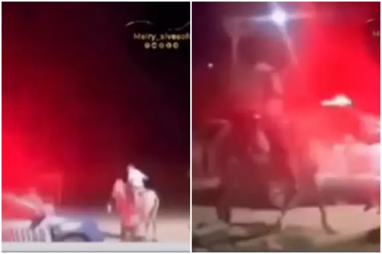 Embriagado, homem tenta "laçar" policial durante abordagem e acaba preso