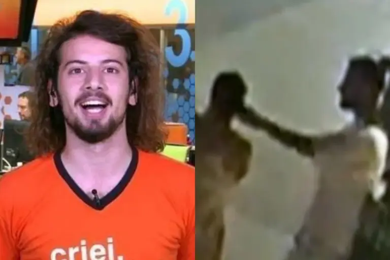 Câmeras flagram 'Cartolouco' queimando ex-namorada com cigarro