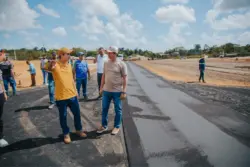 Prefeitura asfalta Complexo de Esportes Radicais no Cinturão Verde