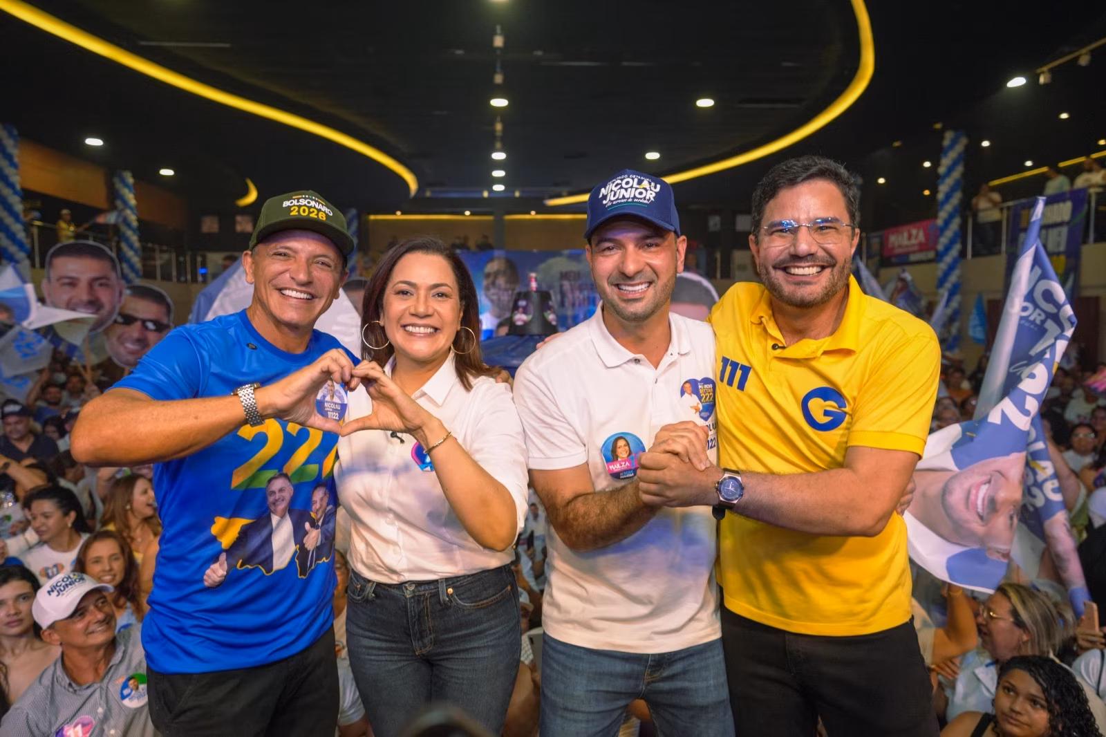 Ao lado de Mailza e Gladson, Bittar fortalece candidaturas aliadas em agendas na capital