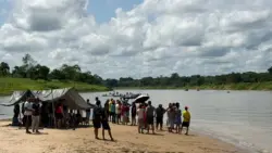 As buscas começaram ainda no domingo e avançaram até aproximadamente 20h