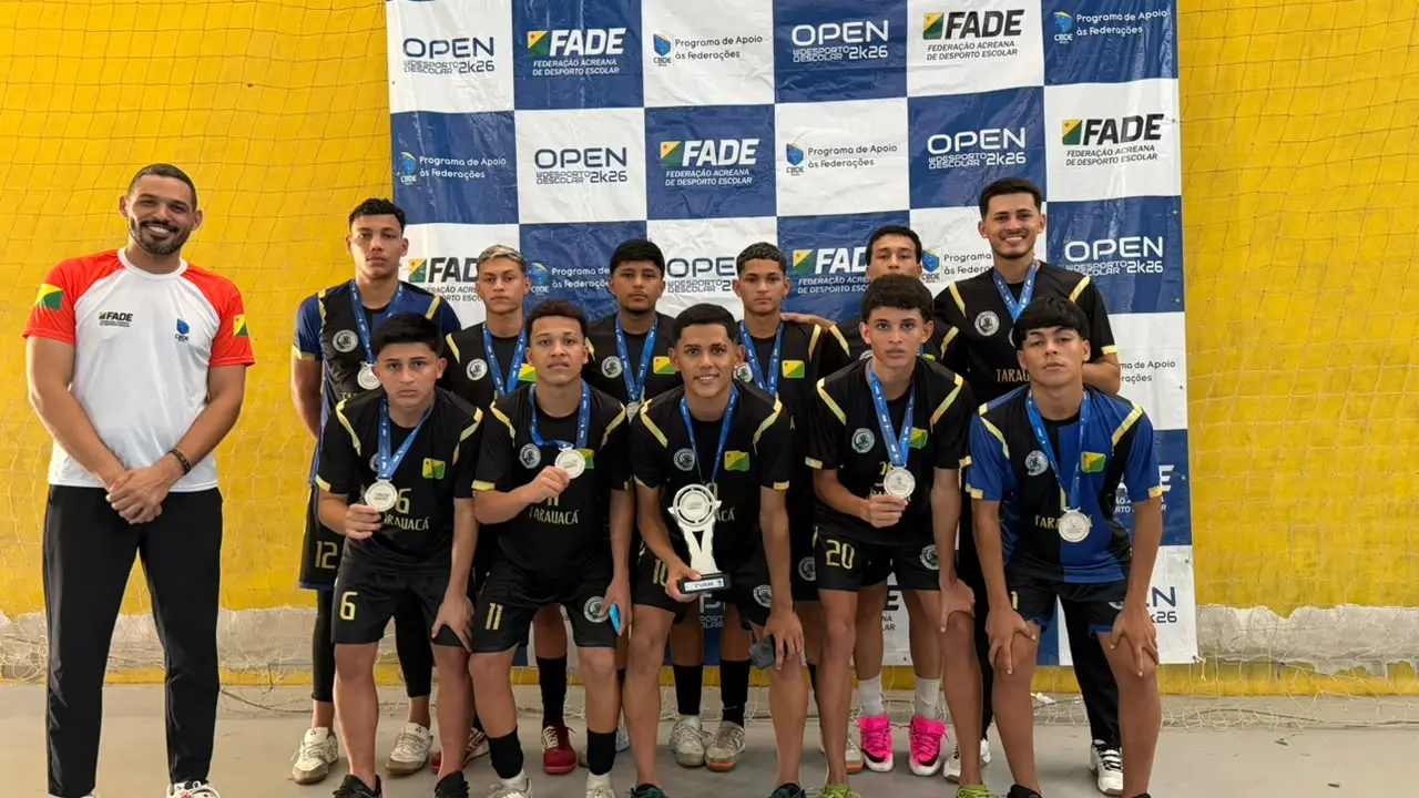 Escola conquista título de competição de futsal da FADE no interior do Acre 