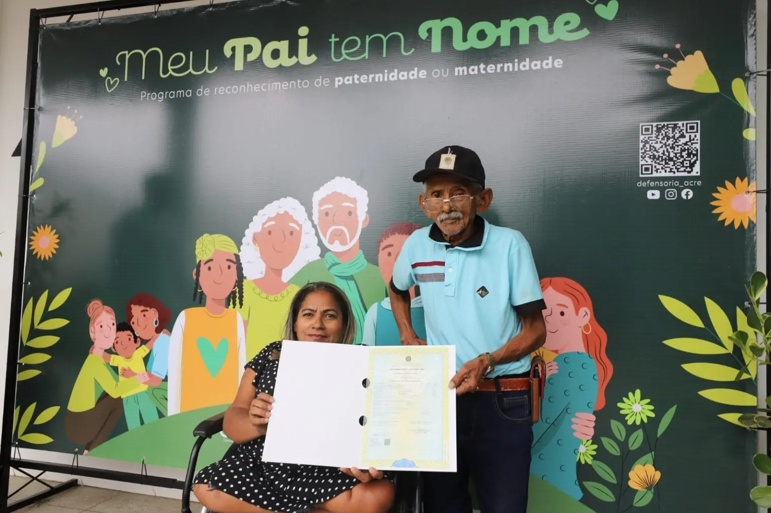 Raimundo da Silva também celebrou o momento.
