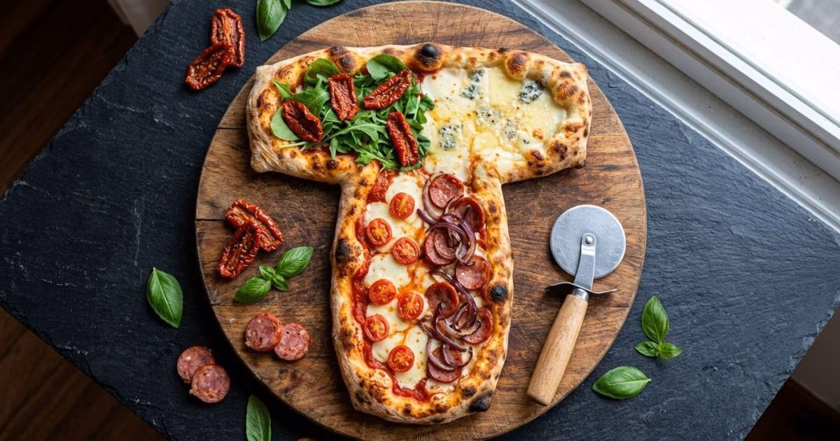 Pizzaria viraliza com cardápio divertido e irreverente: todos os sabores e o próprio nome começam com a letra T