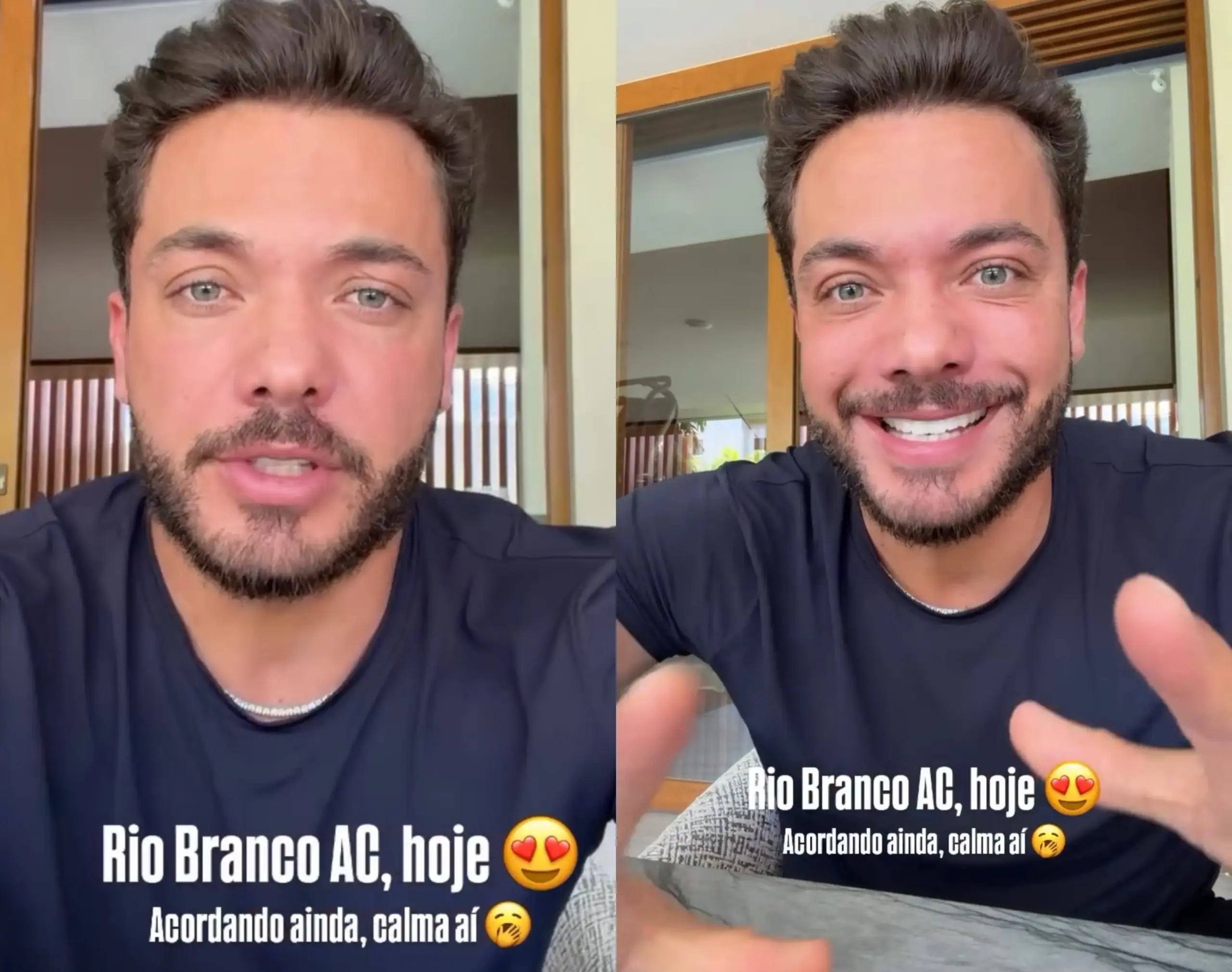 Antes do show, Wesley Safadão convida acreanos para a Expoacre: “É nós”