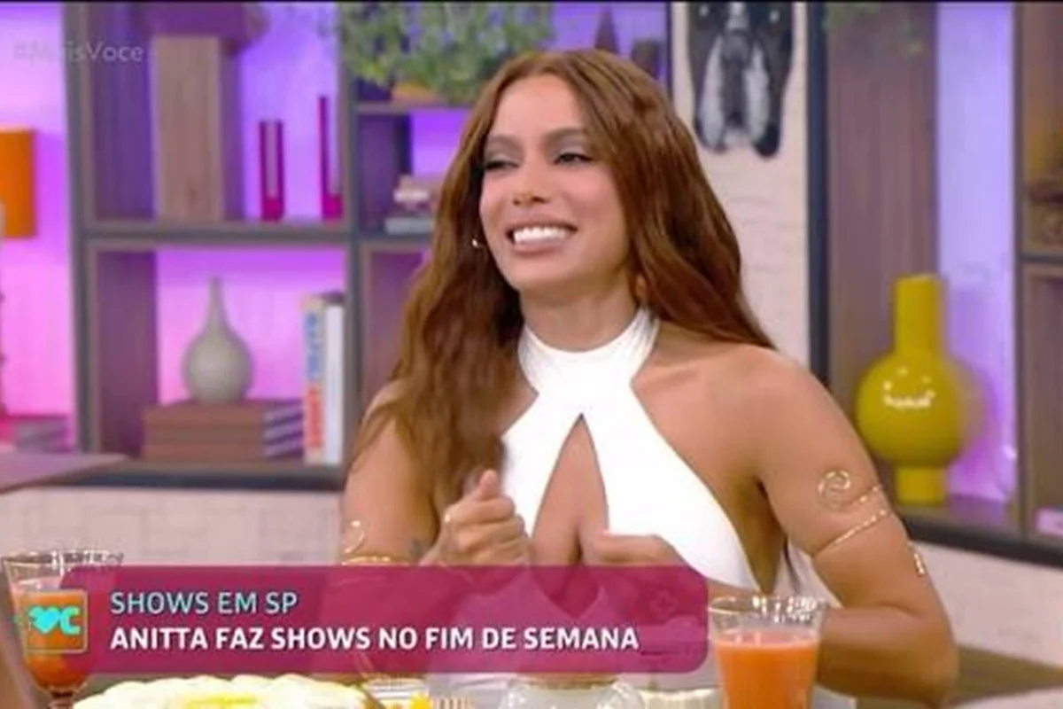 Anitta faz confissão ao vivo e Ana Maria Braga cai na gargalhada