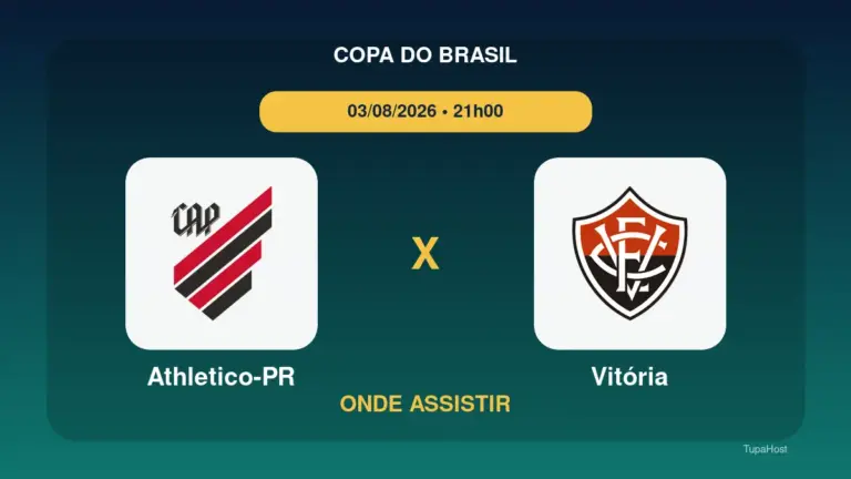 Athletico-PR x Vitória onde assistir: horário e informações do jogo