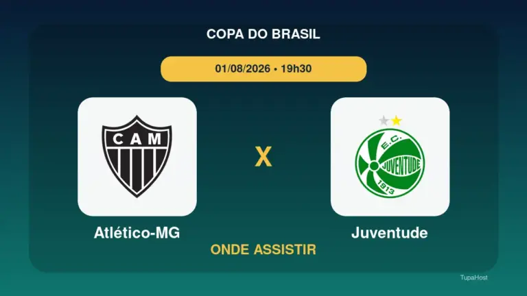 Atlético-MG x Juventude onde assistir