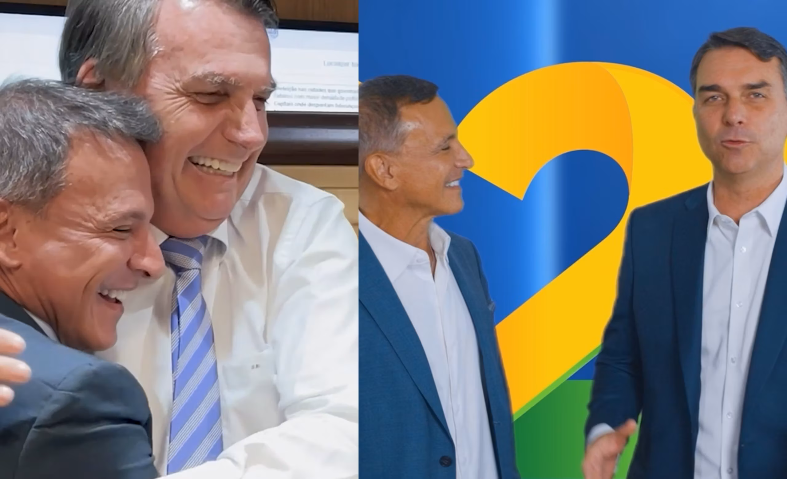 Bittar chora em propaganda com Bolsonaro, Flávio, Nikolas e Michelle