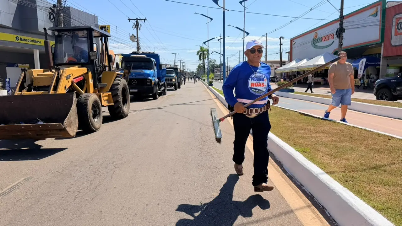 Com direito a dancinha, trabalhador entra no clima da Cavalgada 2026