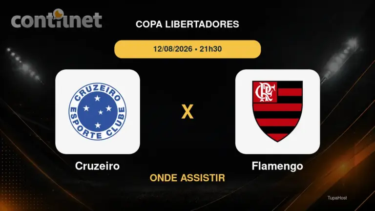 Cruzeiro x Flamengo onde assistir