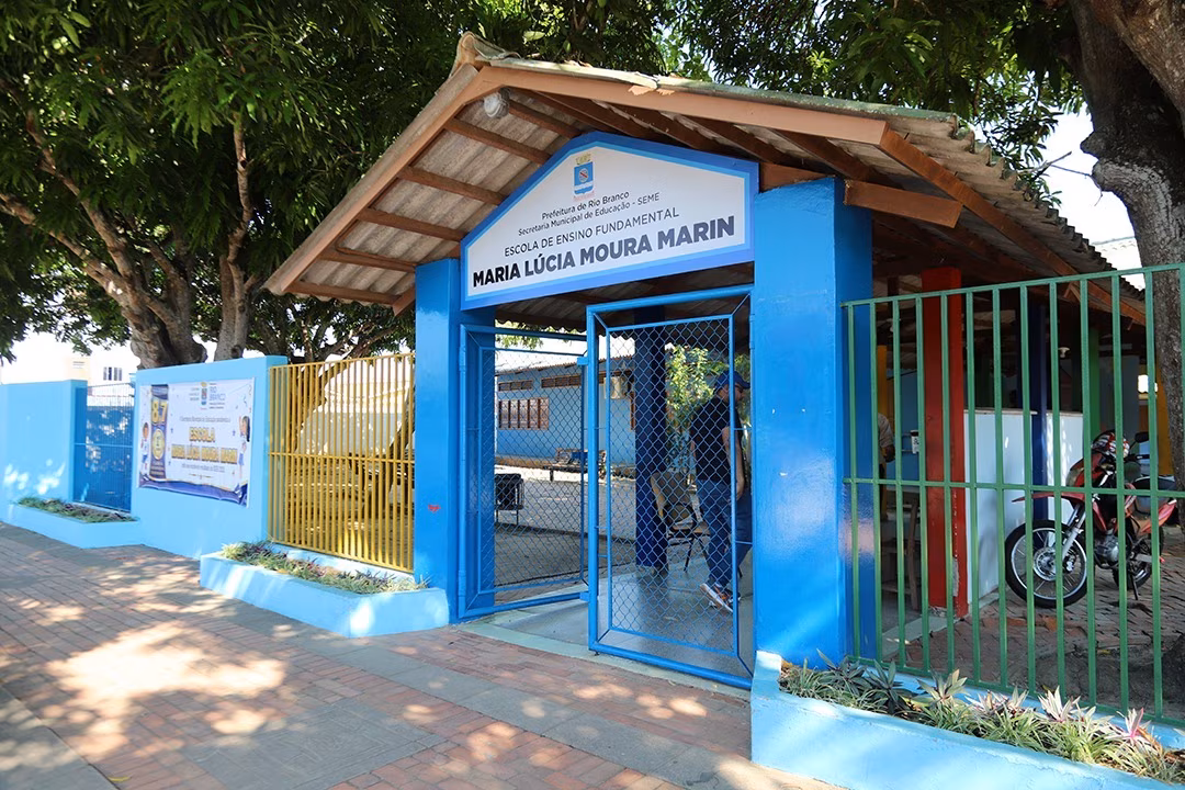 Escola de Rio Branco alcança 1º lugar após investimentos da Prefeitura