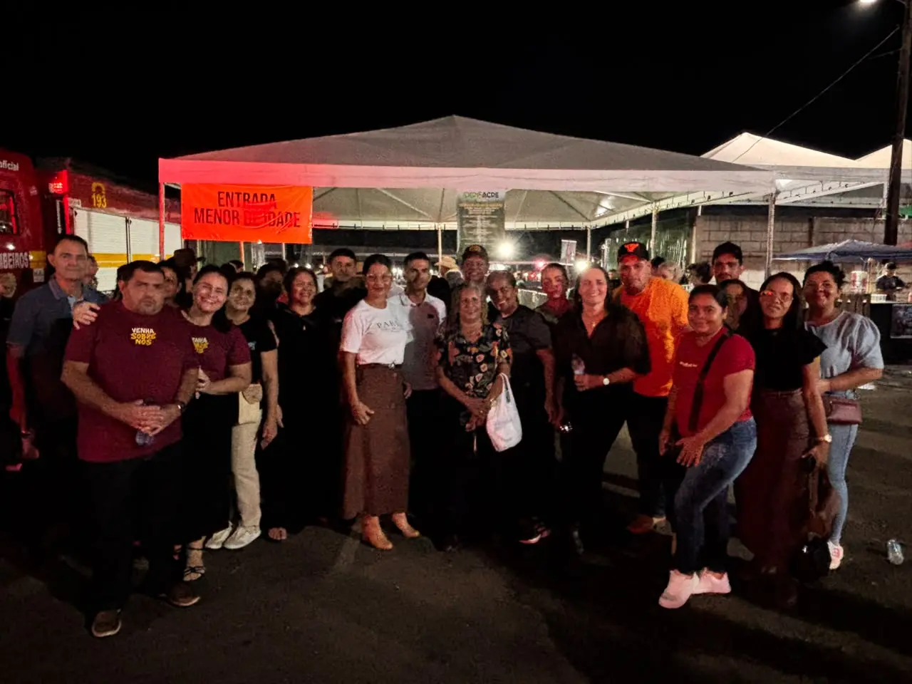 Caravana de Epitaciolândia chega cedo para prestigiar show de Padre Fábio de Melo