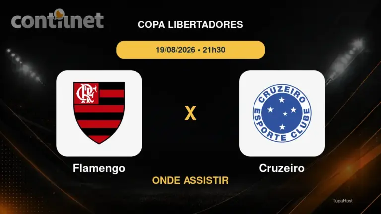 Flamengo x Cruzeiro onde assistir