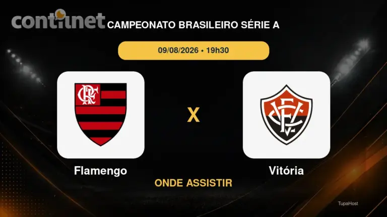 Flamengo x Vitória onde assistir
