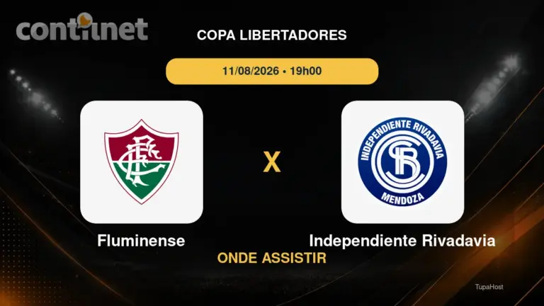 Fluminense x Independiente Rivadavia onde assistir