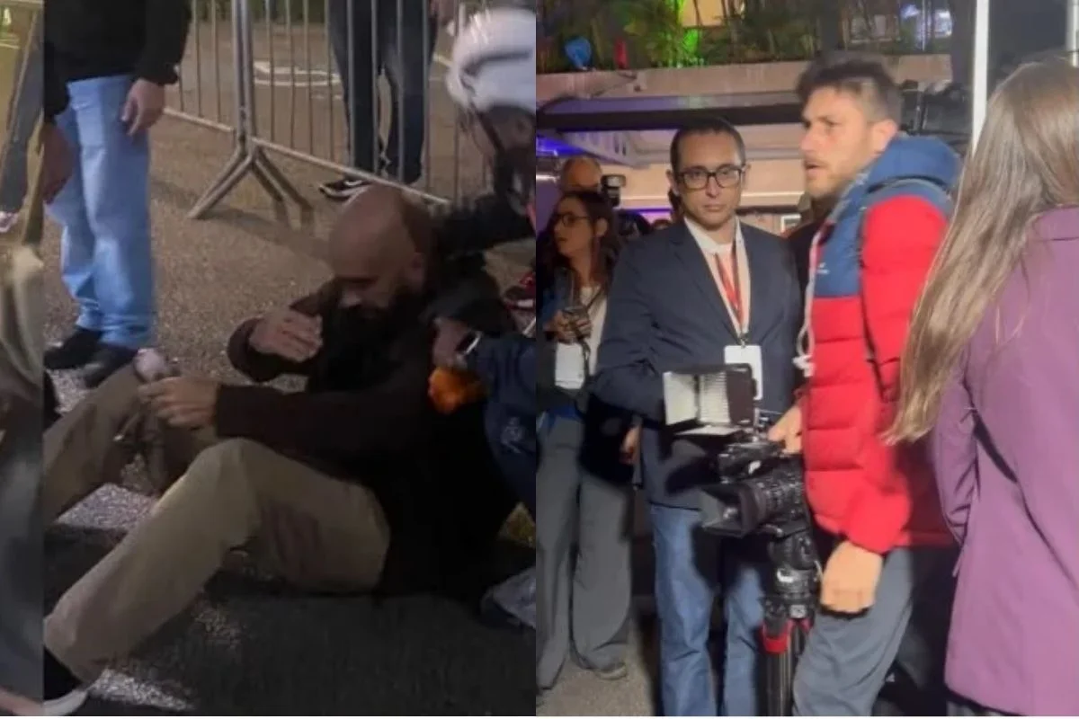 Repórter é agredido por cinegrafista durante debate na Band