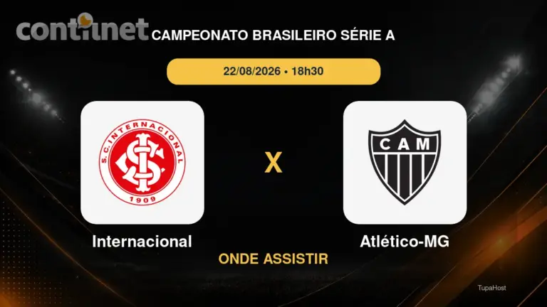 Internacional x Atlético-MG onde assistir