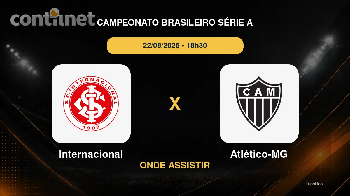 Internacional x Atlético-MG onde assistir