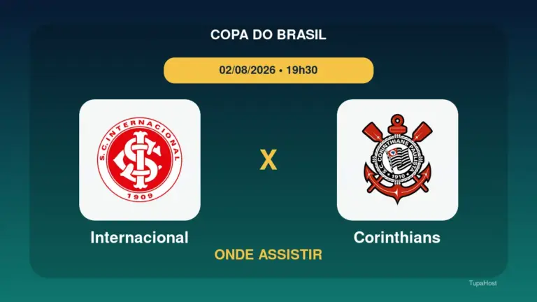 Internacional x Corinthians onde assistir