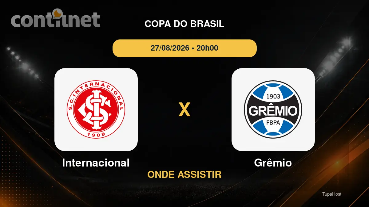 Internacional x Grêmio onde assistir