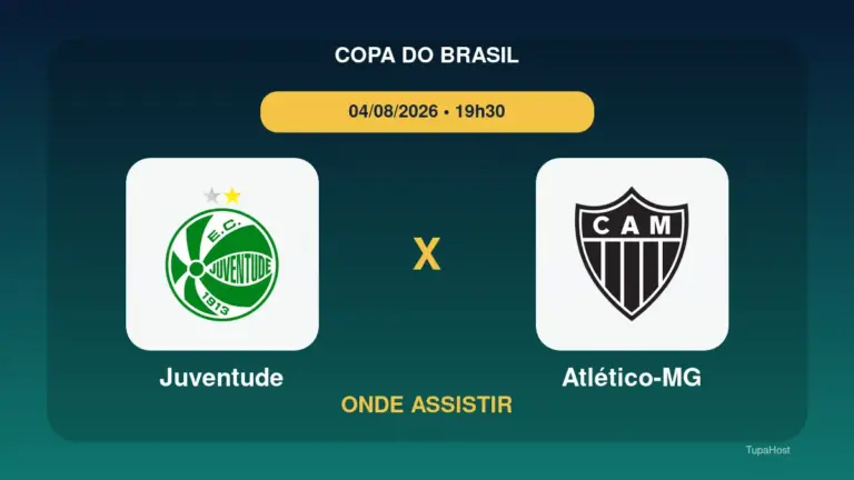 Juventude x Atlético-MG onde assistir