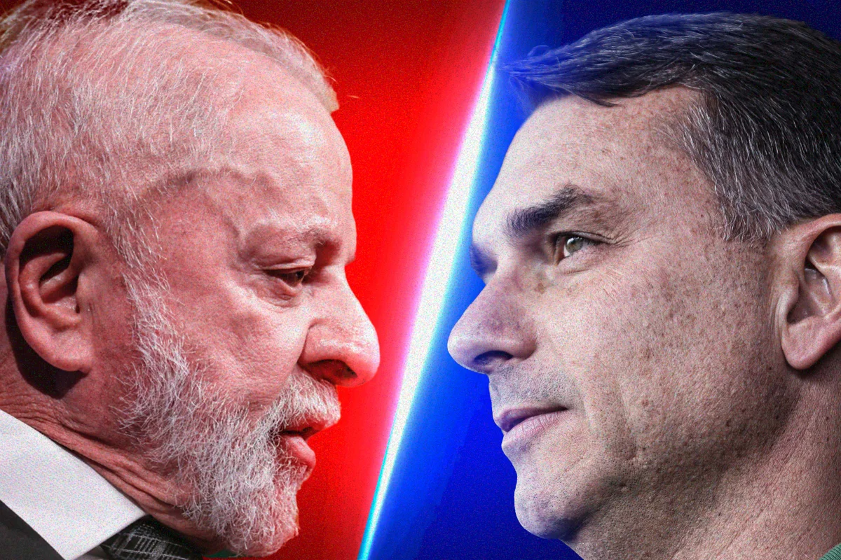 Flávio Bolsonaro e Lula empatam no quesito rejeição, aponta pesquisa
