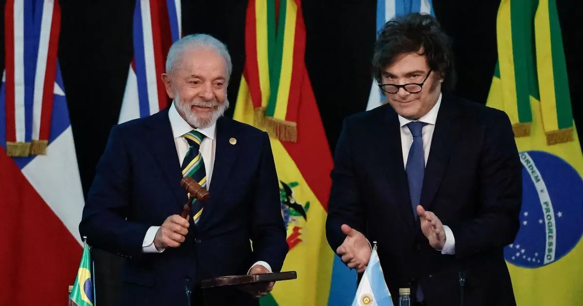 Milei republica postagem com críticas a Lula
