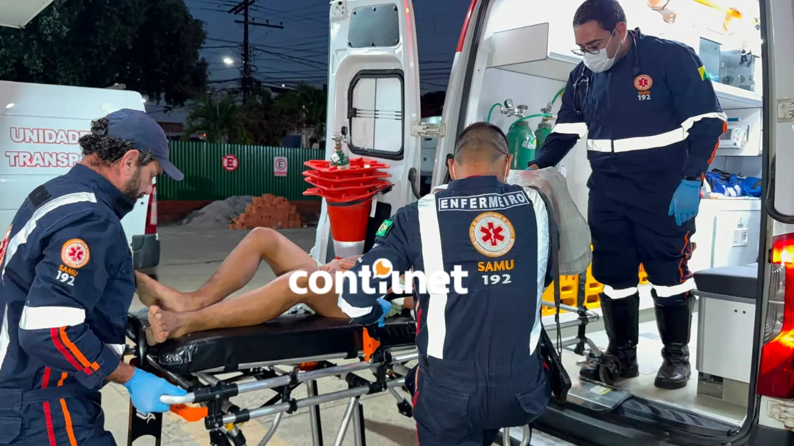 Marido agride esposa com prato de vidro e mulher é socorrida pelo SAMU em Rio Branco
