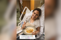 Michelle Bolsonaro publica foto internada em hospital e agradece por orações