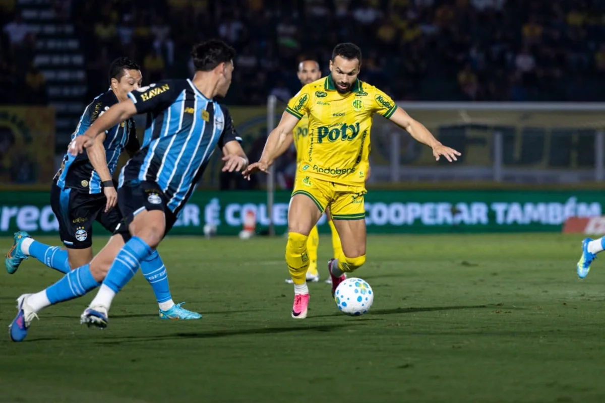 Mirassol e Grêmio empatam no jogo de ida das oitavas da Copa do Brasil