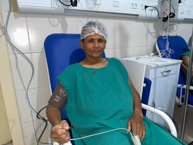 Três pacientes foram beneficiados