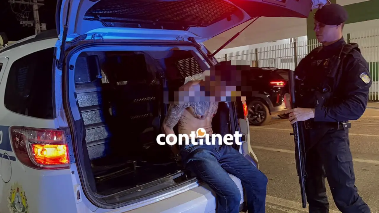 Monitorado é preso após avançar contra policiais durante abordagem