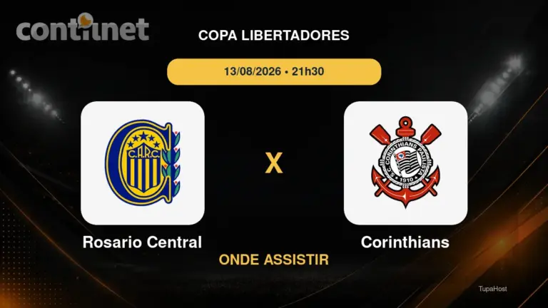 Rosario Central x Corinthians onde assistir