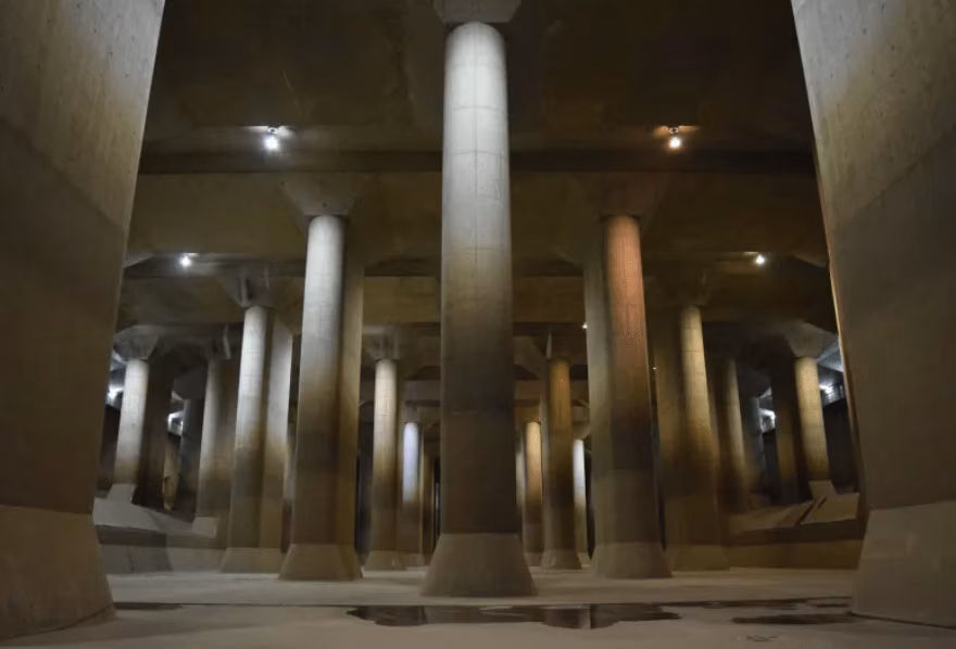 Nas profundezas de Tóquio, uma catedral construída debaixo da terra protege o Japão de inundações e vira ponto turístico