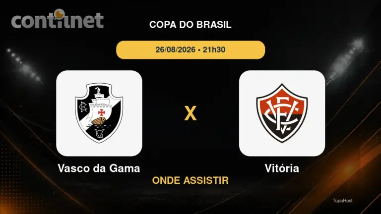 Vasco da Gama x Vitória onde assistir
